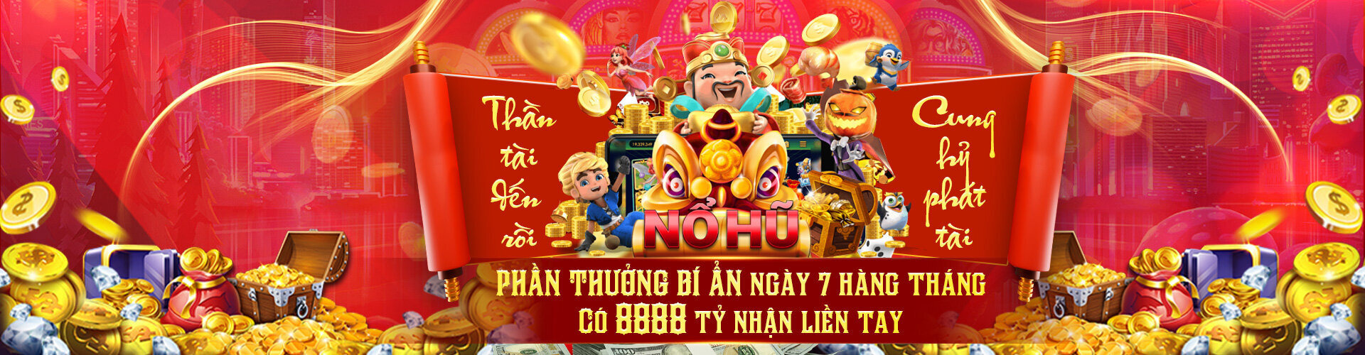 nohu phần thưởng bí ẩn ngày 7 hàng tháng lên đến 8888 tỷ